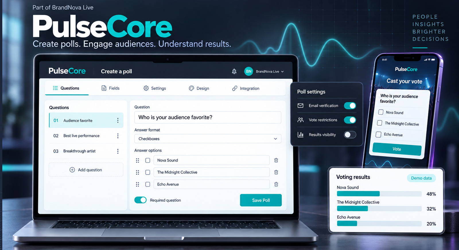 PulseCore - Poll and Voting Solution